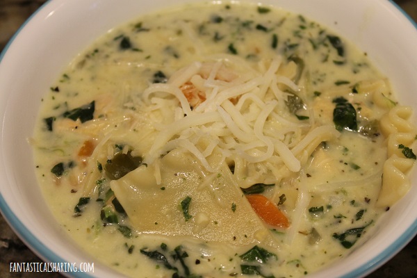 One Pot White Chicken Lasagna Soup #recipe #onepot #soup #chicken #pasta