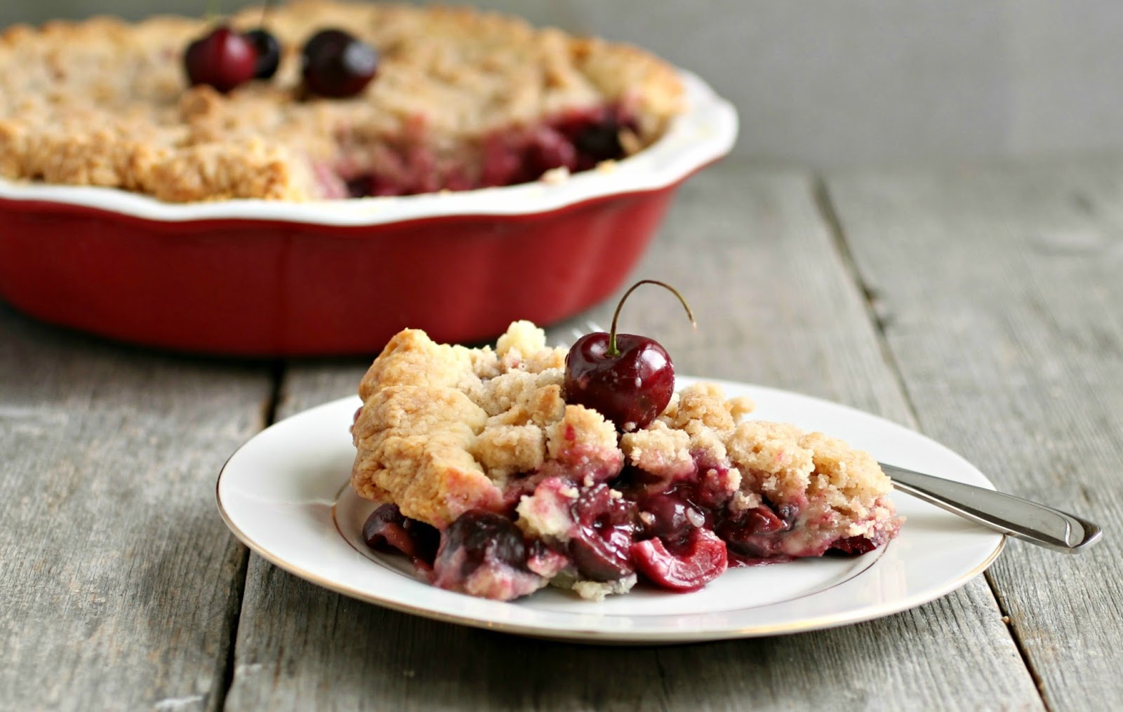 just had some yummy good and plenty cherry crumb pie just had some yummy good and plenty cherry crumb pie