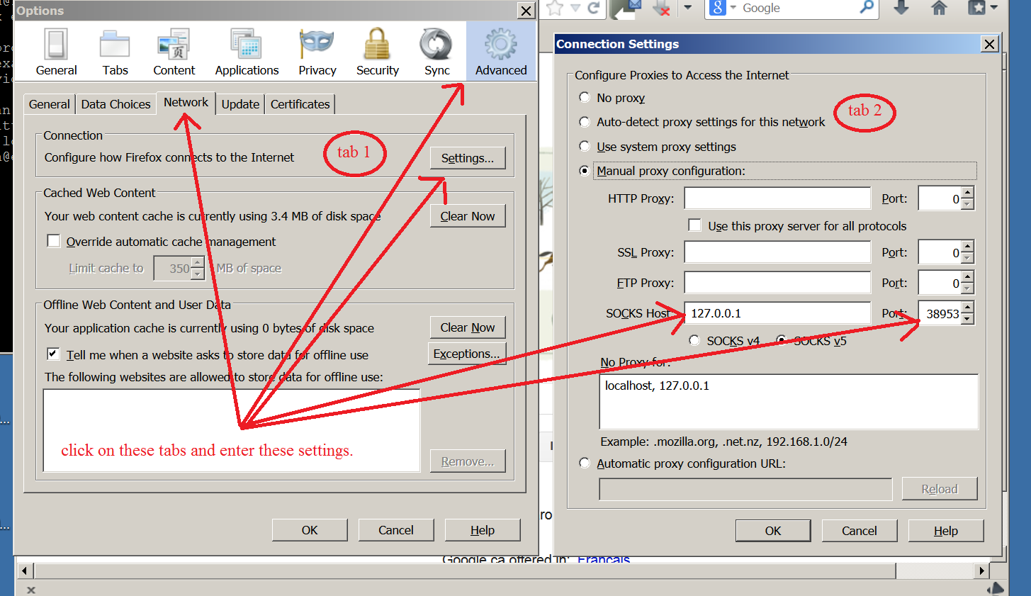 SSH SOCKS Proxy Tunnel with Putty & Firefox