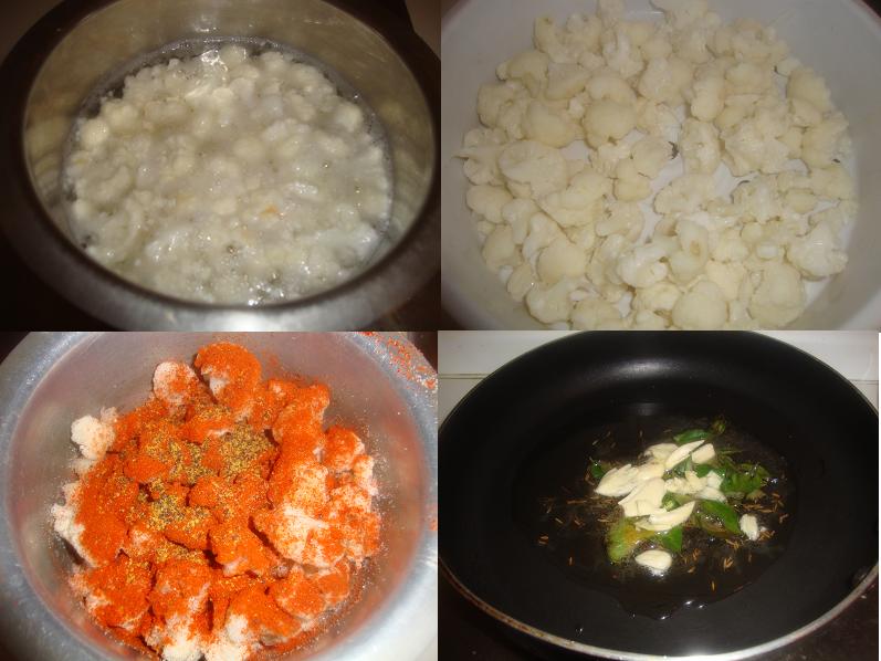 Ramblings of Praveena Andhra style cauliflower chutney