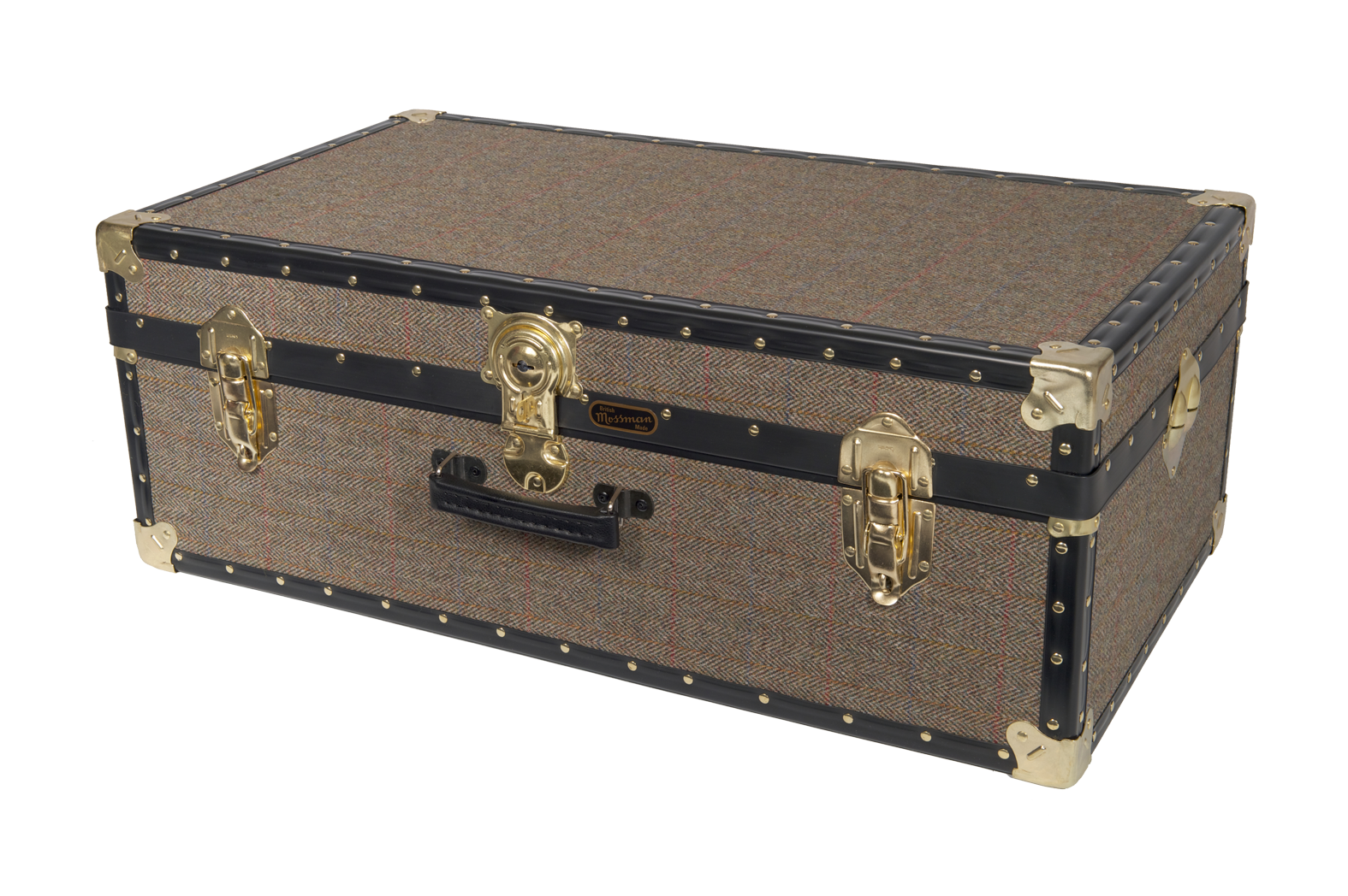 The Traditional British Luggage Trunk by Mossman. Traditional Harris