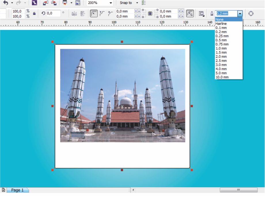 Cara Membuat Efek Foto Polaroid dengan CorelDRAW | Belajar CorelDRAW - Belajar CorelDRAW
