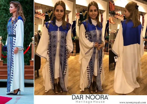 Queen Rania wore Dar Noora Dress