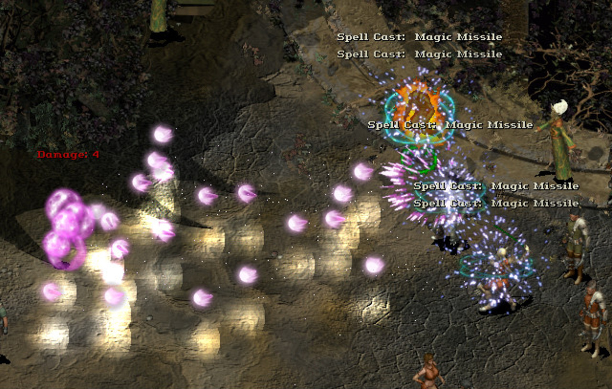 Infinity Engine Spotlight On Spells Magic Missile Missile Of Patience And Enoll Eva S Duplication