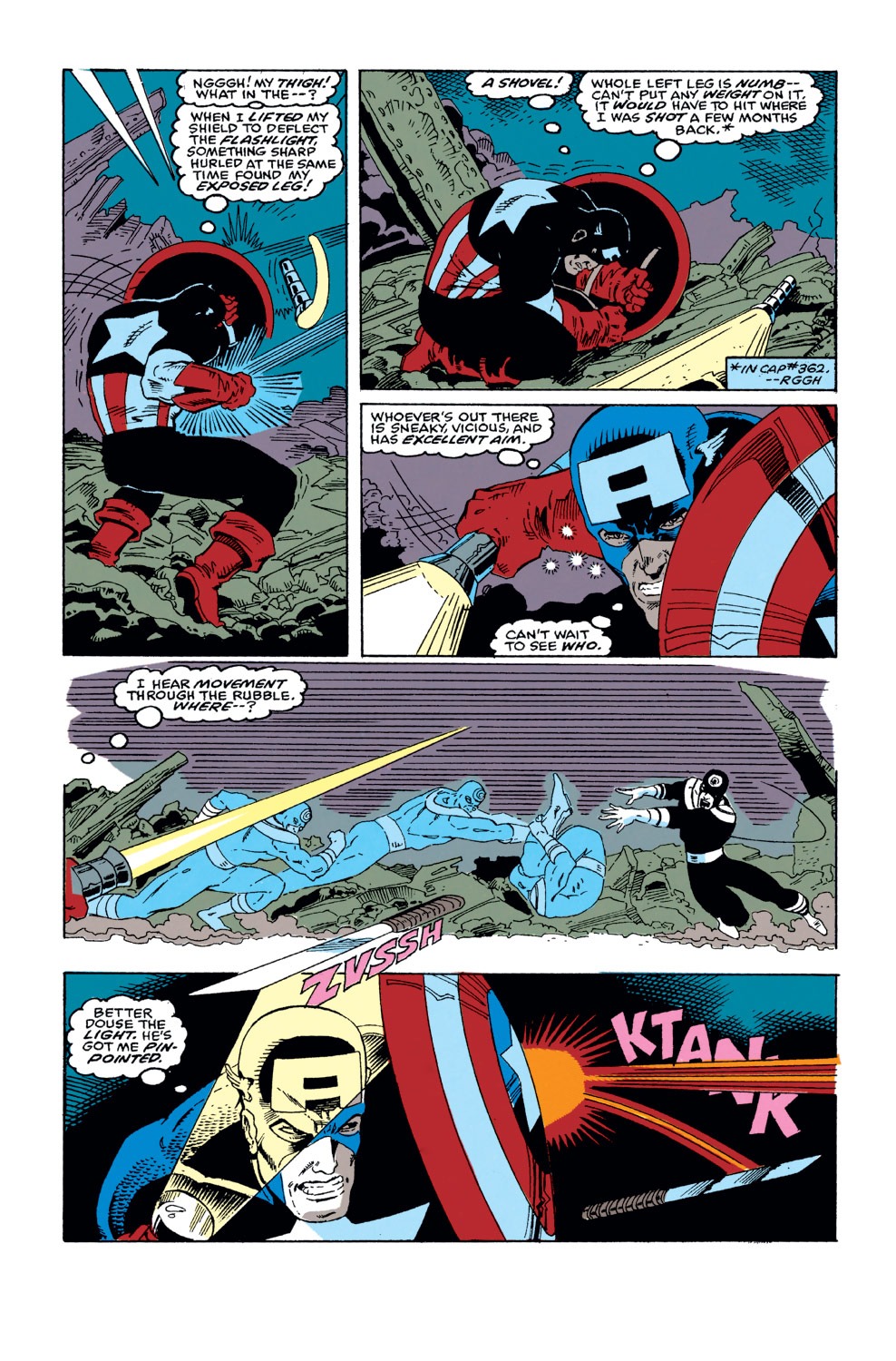 Captain America (1968) Issue #374 #307 - English 3
