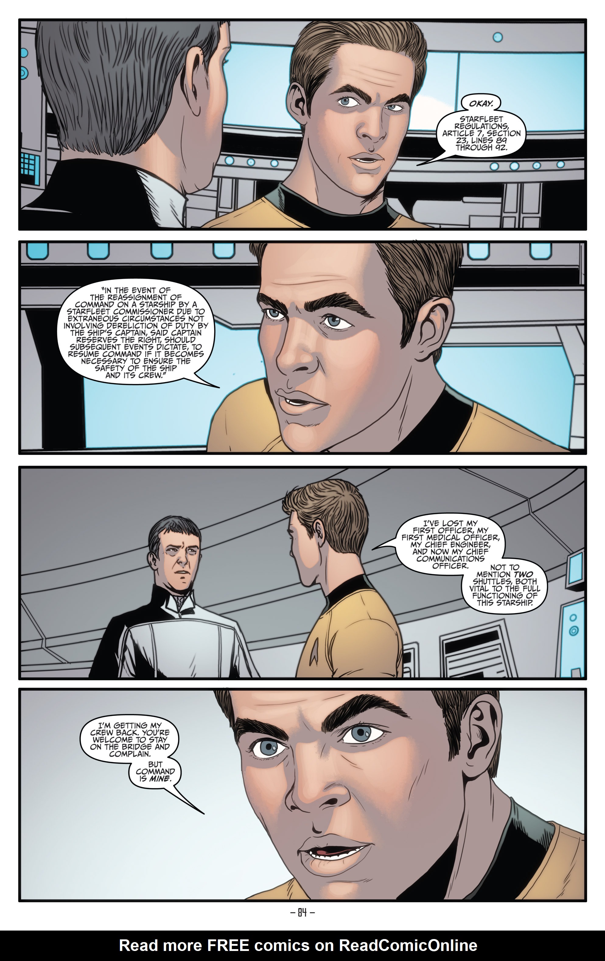 Read online Star Trek (2011) comic -  Issue # _TPB 1 - 84