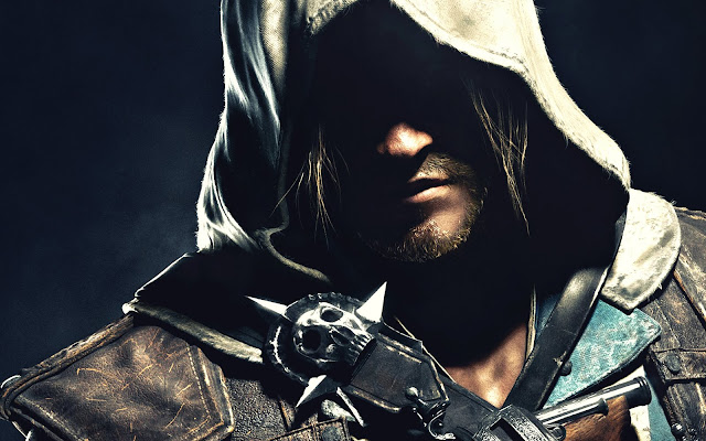 Assassins Creed IV Black Flag Edward Kenway Hood Face Shadow 3840x2400.