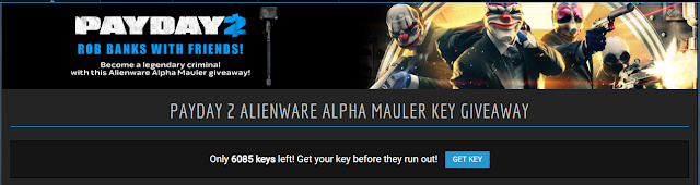 Раздача ключей на DLC ALIENWARE ALPHA MAULER для PayDay 2 (Steam)