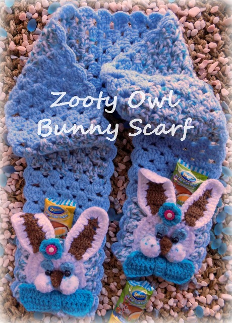 crochet bunny scarf