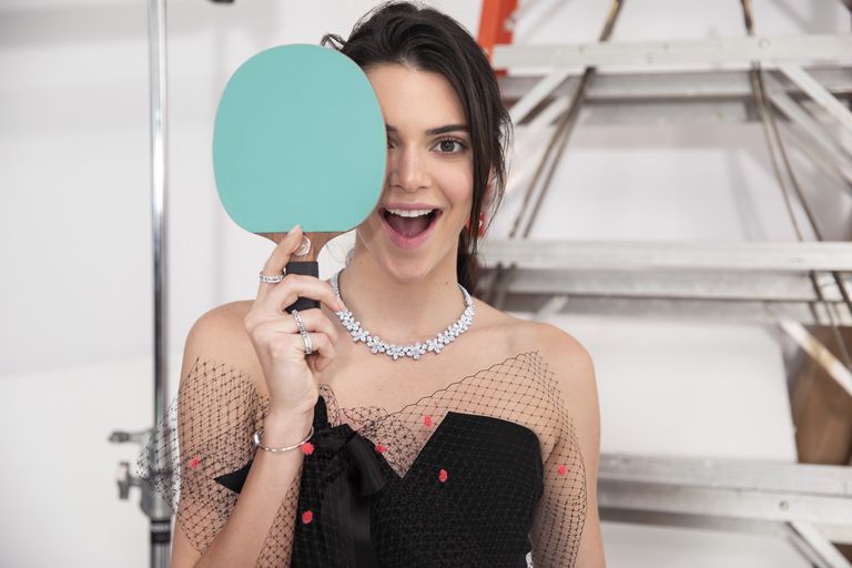 Kendall Jenner poses for the Tiffany & Co. Spring 2019 Campaign