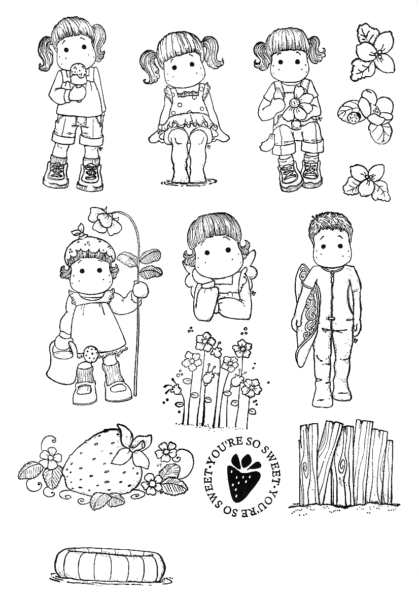 Картинки для скрапбукинга для распечатки черно белые