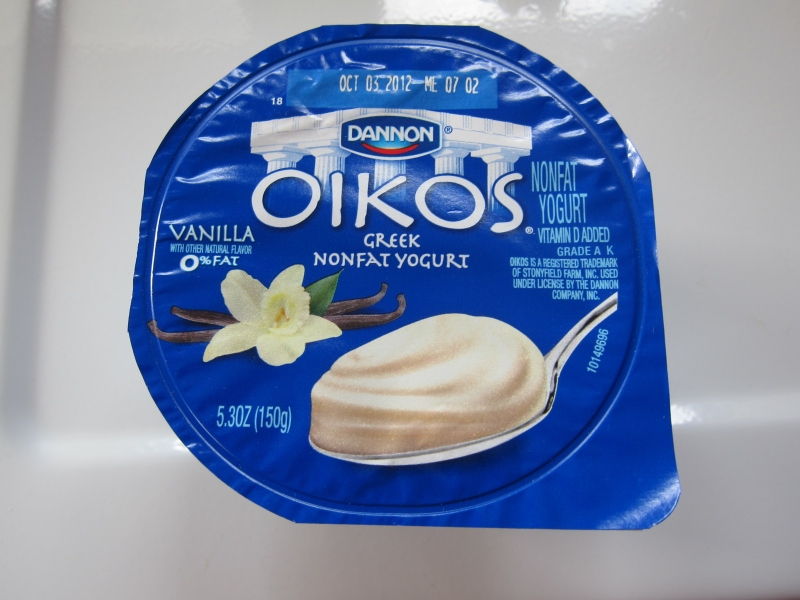 Review Dannon Oikos Vanilla Greek Yogurt Brand Eating