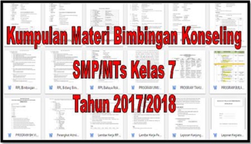 Materi BK SMP/MTs Kelas 7 Terbaru Homesdku