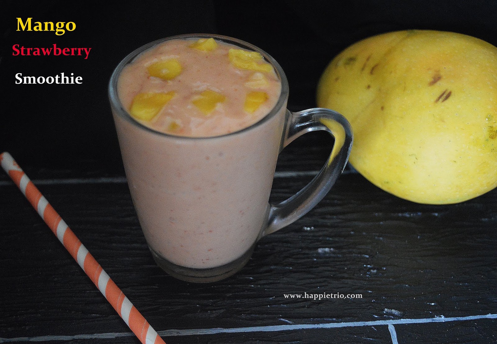 Strawberry Mango Smoothie Recipe | Summer Smoothie