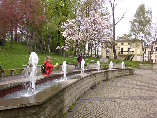 Cieszyn. Park na Wzgórzu Zamkowym.