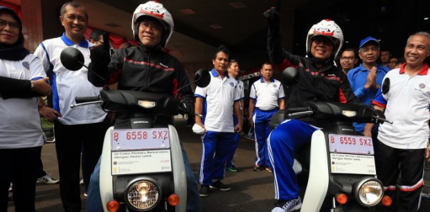 Sepeda motor listrik Honda EV Neo diuji coba bersama Kementerian Perhubungan Sepeda motor listrik Honda EV Neo diuji coba bersama Kementerian Perhubungan