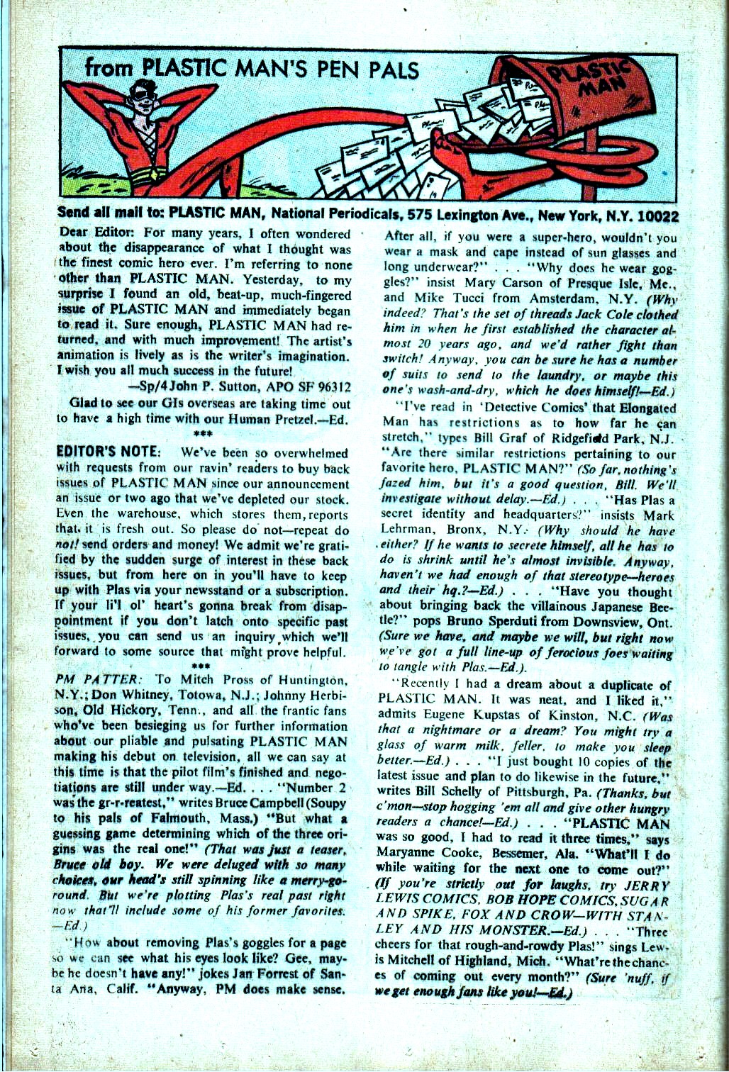 Read online Plastic Man (1966) comic -  Issue #6 - 12