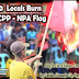 18 NPA supporters inabandona ang kalupitan ng grupo, CPP-NPA flag sinunog