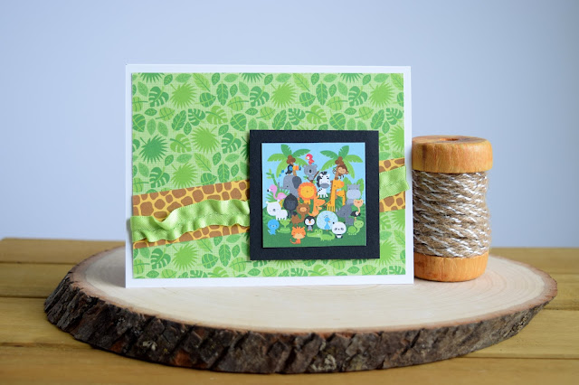 Wild Animal Themed Card by Jess Gerstner featuring Doodlebug At the Zoo