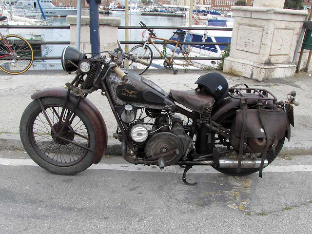 Guzzi 1934 vintage motorcycle, Livorno