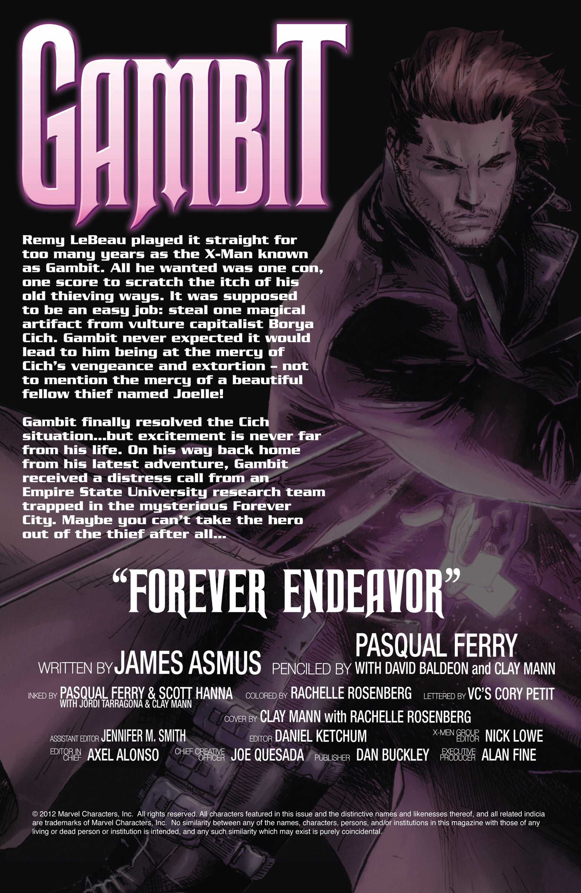 Read online Gambit (2012) comic -  Issue #8 - 2