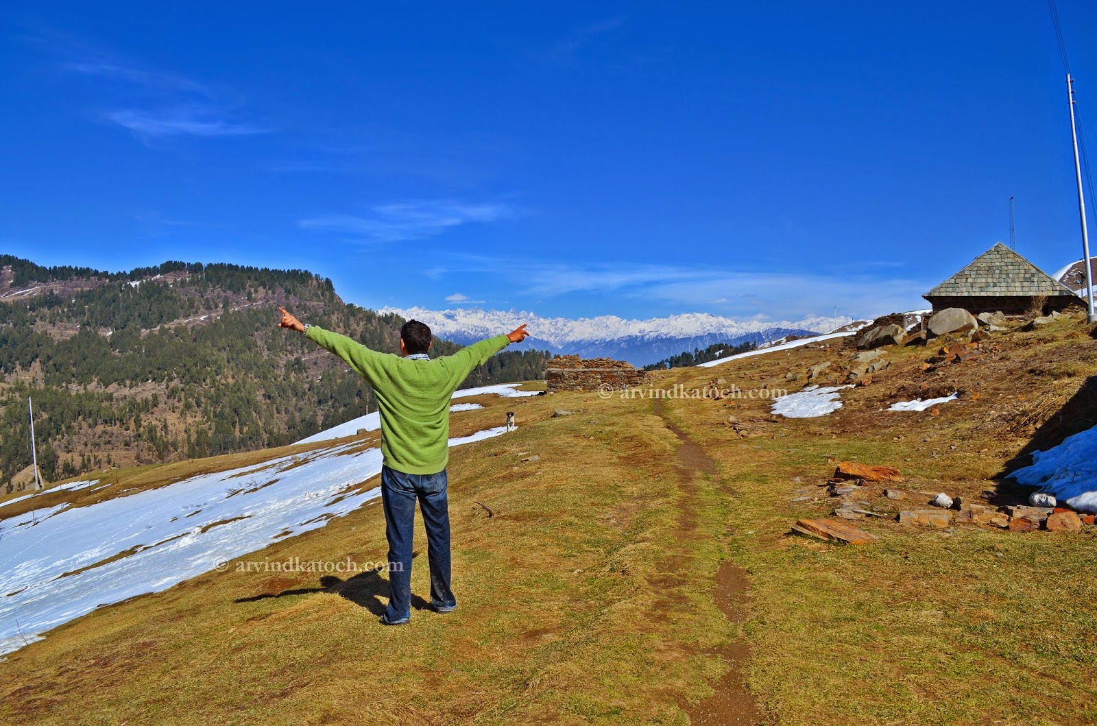 Prashar lake, Top Hill