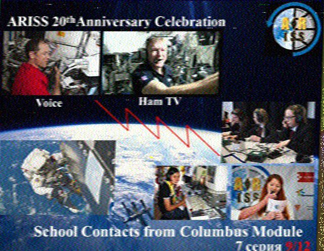 Makers eXperimenters and Operators: ISS SSTV 00:58 UK celebrating 20 years of ARISS