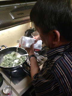 Cream of Spinach by Tommy Osmeña, Mayor Tomas  Osmeña, Cream of Spinach, Vegetarian Recipe, kangkong, agbati, recipe