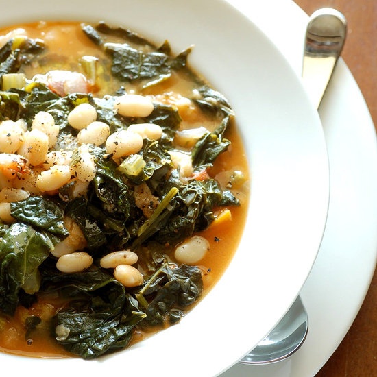 Call Me Maybe Savory Kale, Cannellini Bean, and Potato Soup