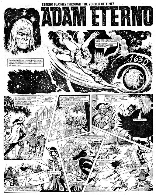 Peter Gray's Comics and Art: Valiant comic 1976 Adam Eterno