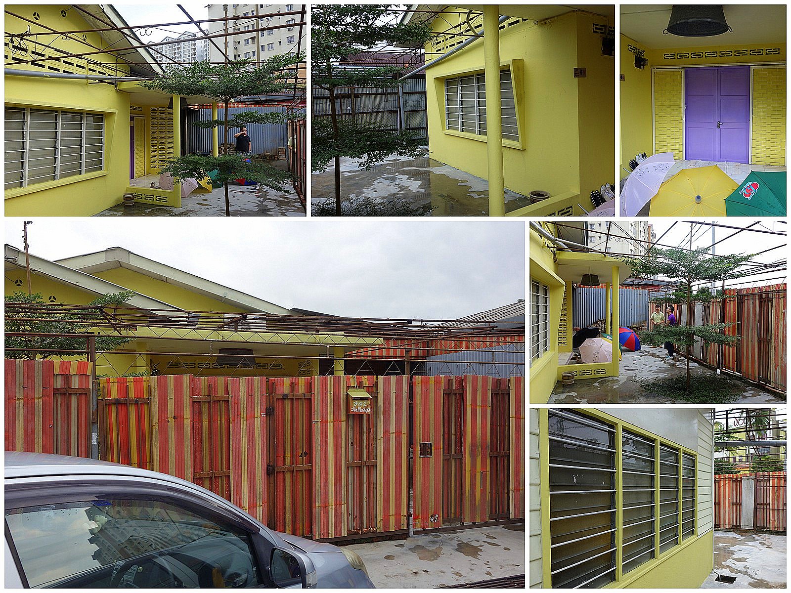 Look for this residence, the childhood home of barista Yaw, which he