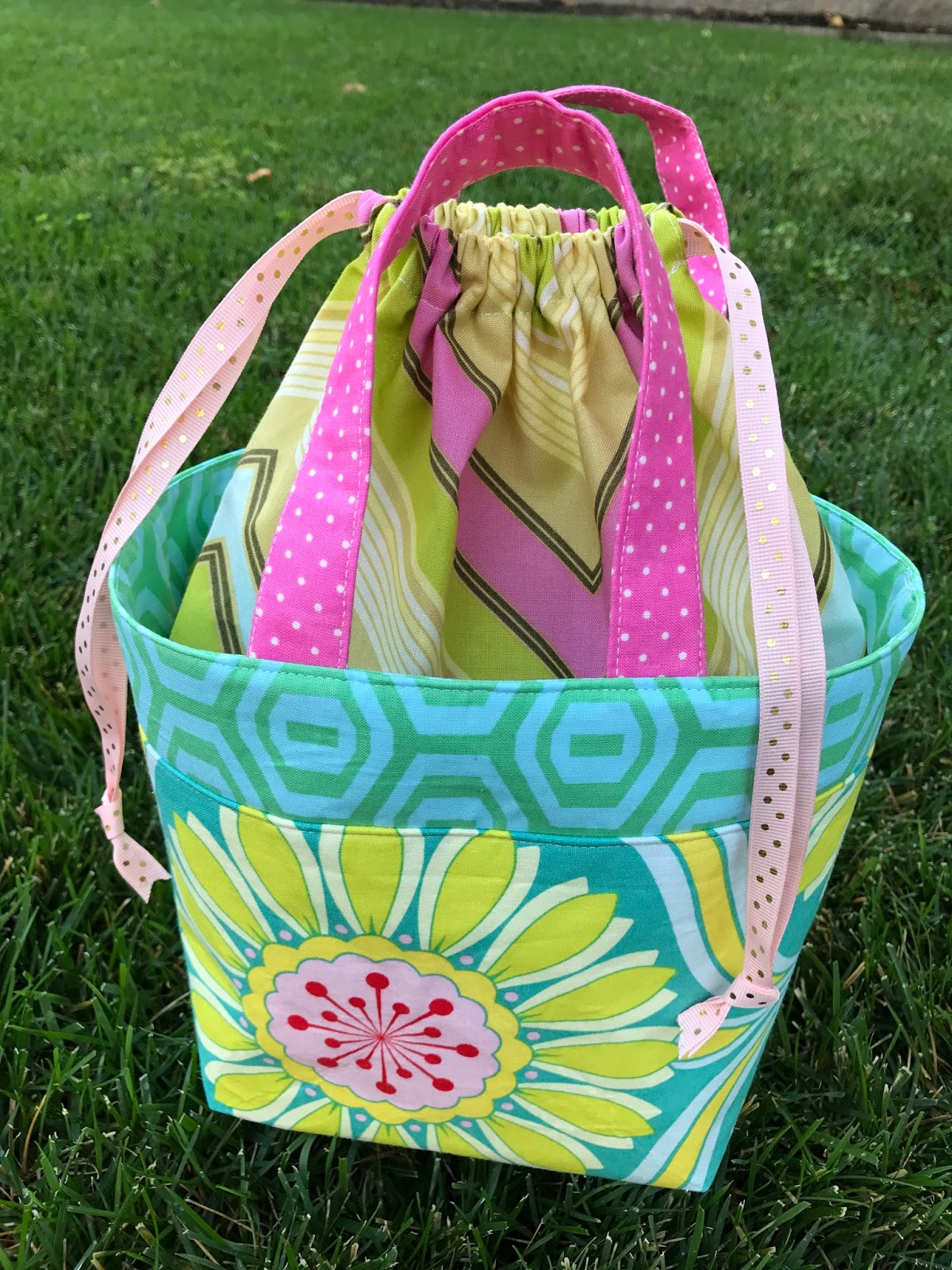 dream quilt create Lunch Bags