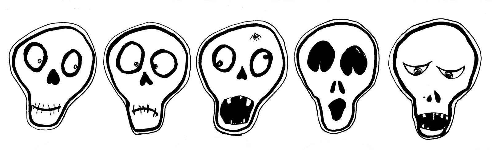 La boite à idées de l' atelier 3B* * *: Squelettes d'halloween