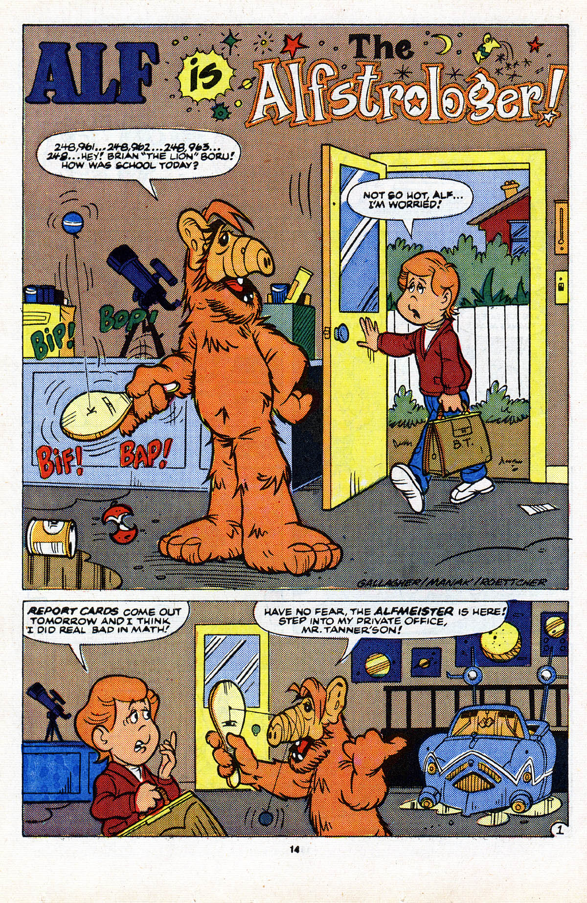 Read online ALF comic -  Issue #19 - 16