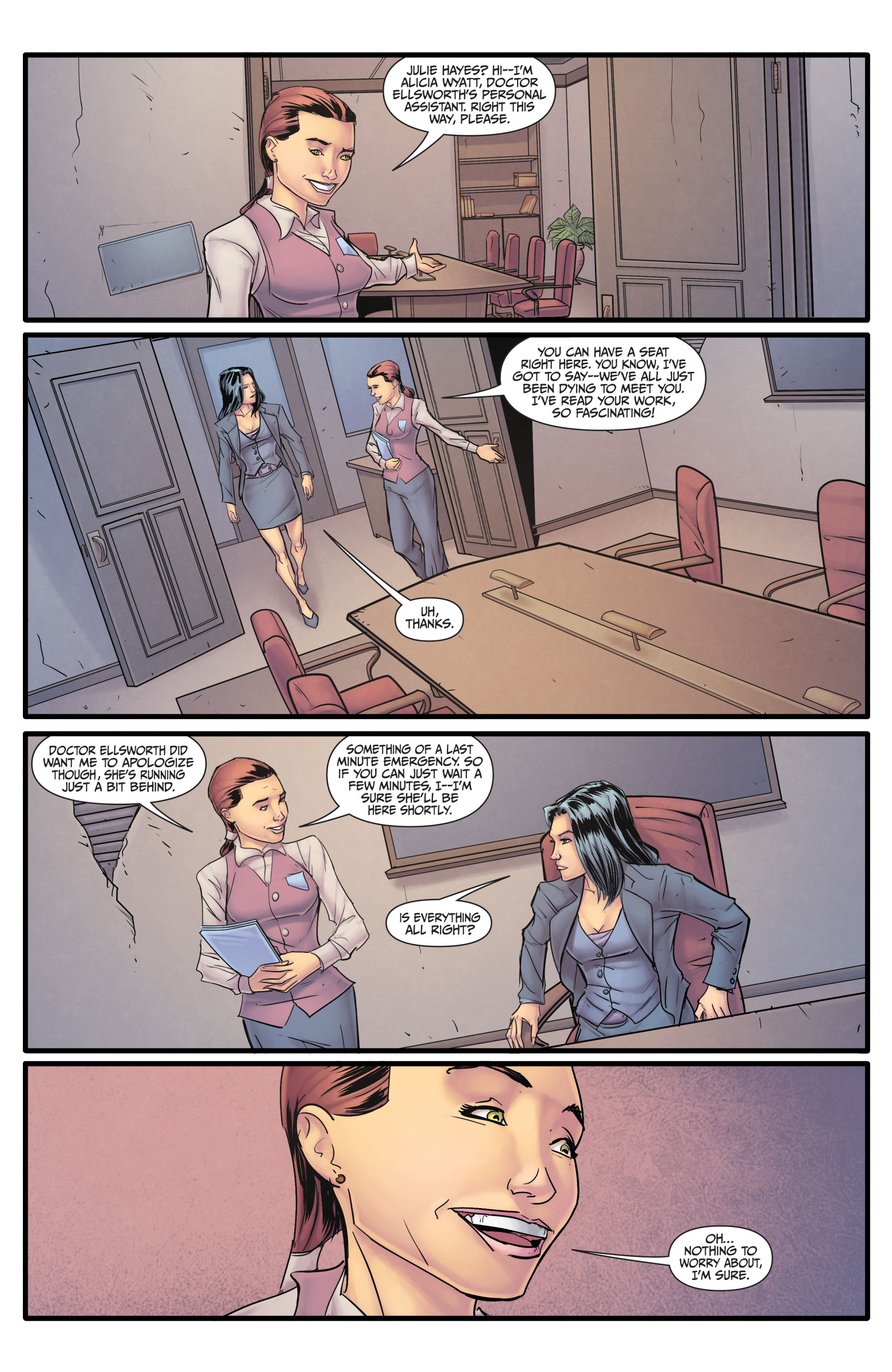 Read online Morning Glories comic -  Issue #6 - 3