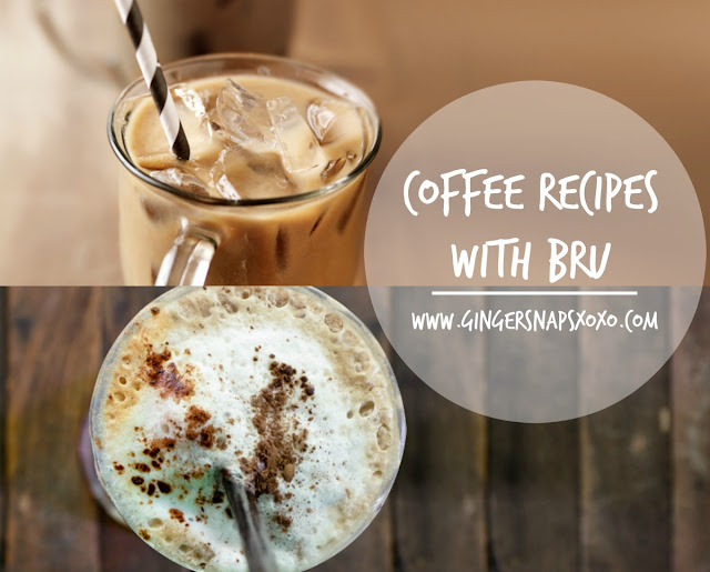 COLD COFFEE RECIPES WITH BRU BRU AT LFW GingerSnaps