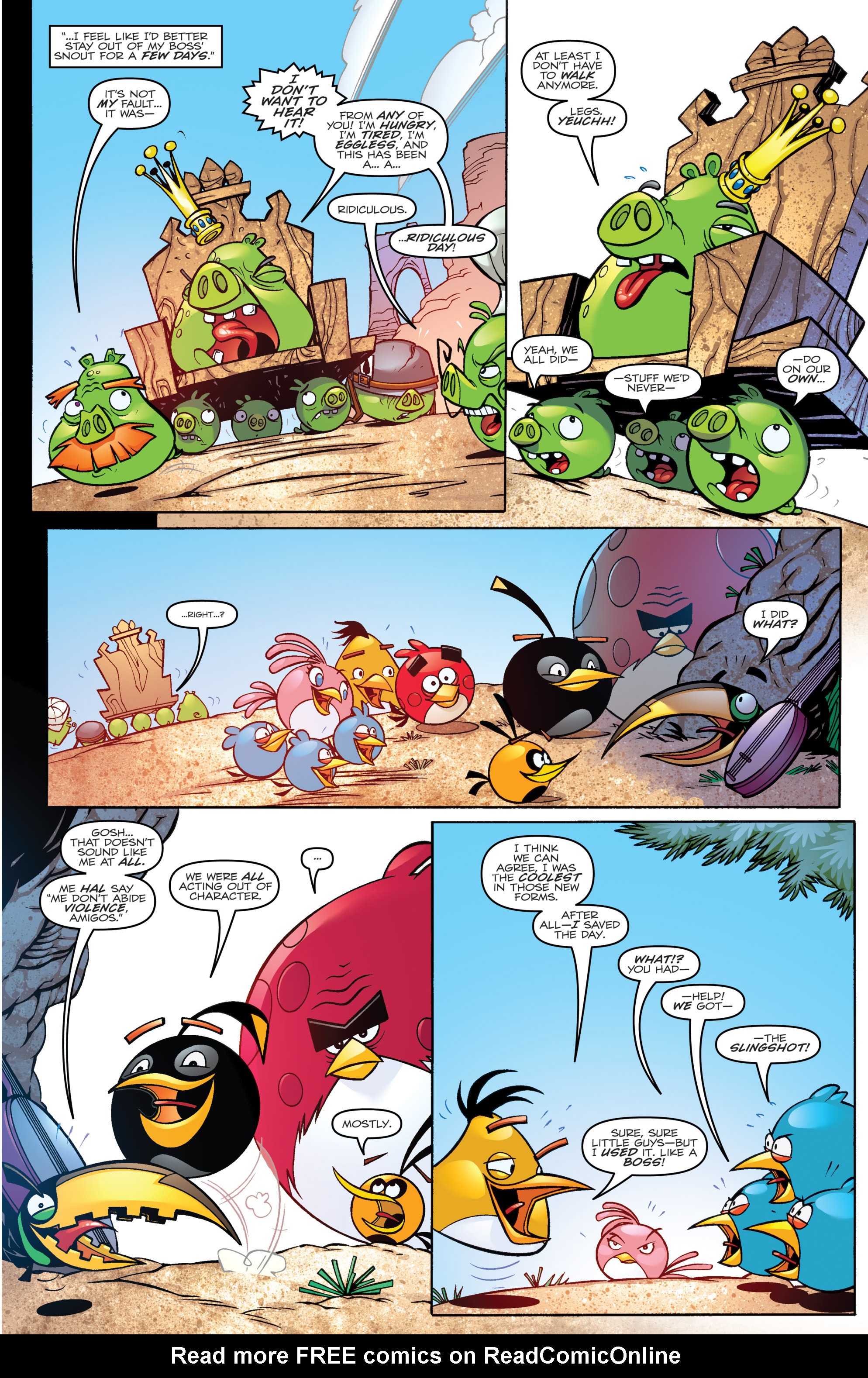 Read online Angry Birds Transformers comic -  Issue #4 - 21