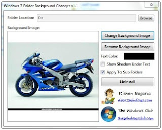 Cara mengubah gambar background folder pada explorer windows 7