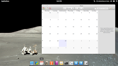 Elementary OS  calendar