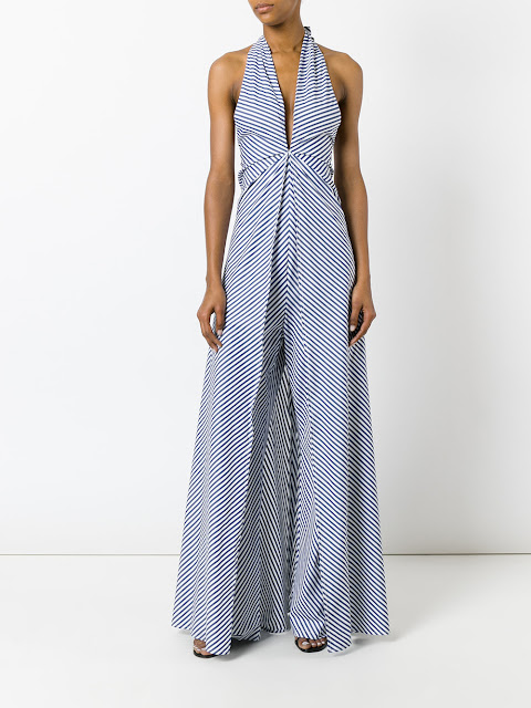 Federica Tosi striped jumpsuit