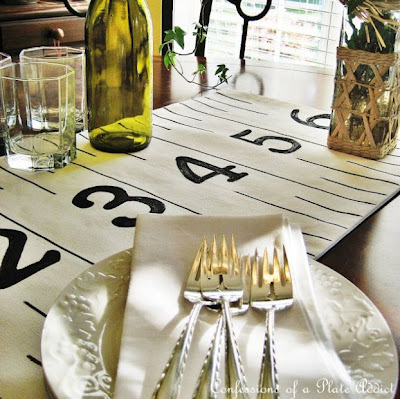 Ruler Table Runner Country Living Inspired, Confessions of a Plate Addict