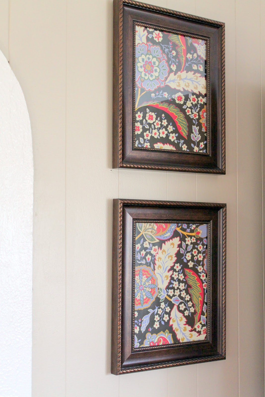 Inexpensive Wall Art Decorating with Paper The Cottage Mama