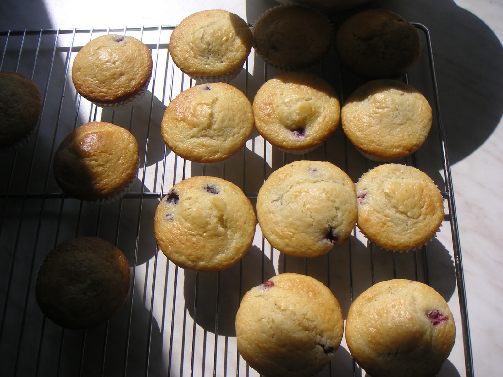 Tatjana´s kleine Bäckerei: Blueberry-Muffins mit Zimt-Sahne Topping