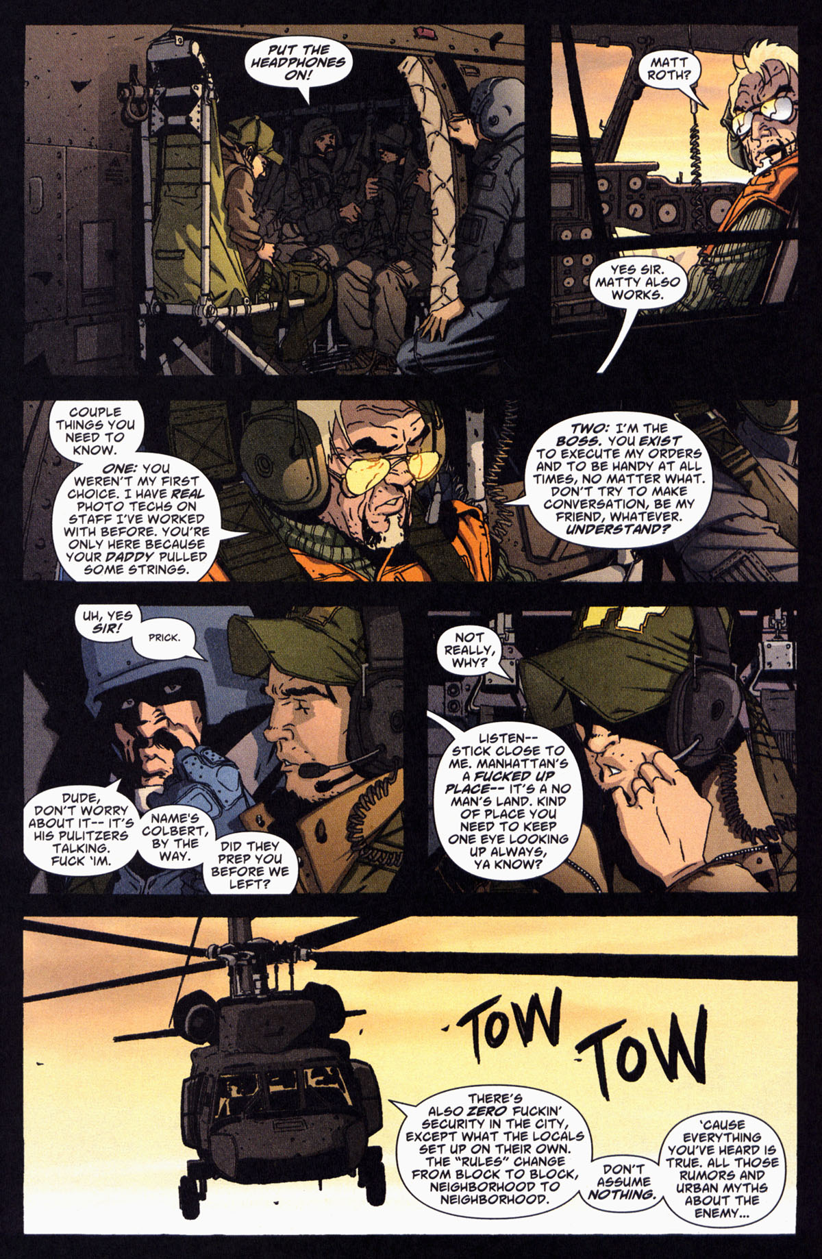 Read online DMZ (2006) comic -  Issue #1 - 7