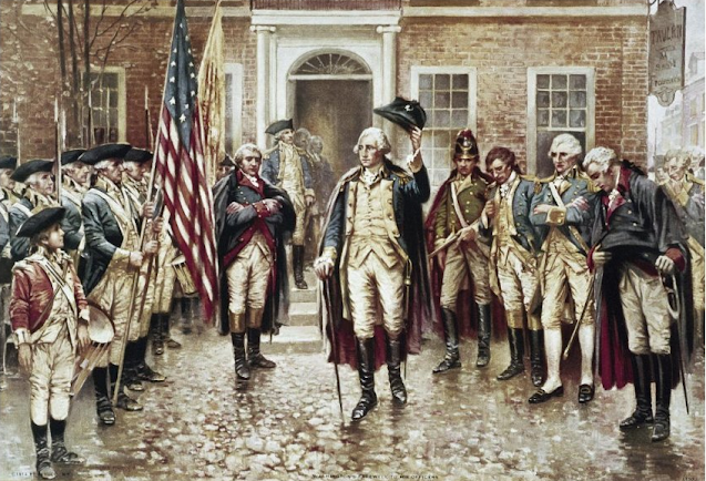 George Washington Leaves Fraunces Tavern George Washington Leaves Fraunces Tavern