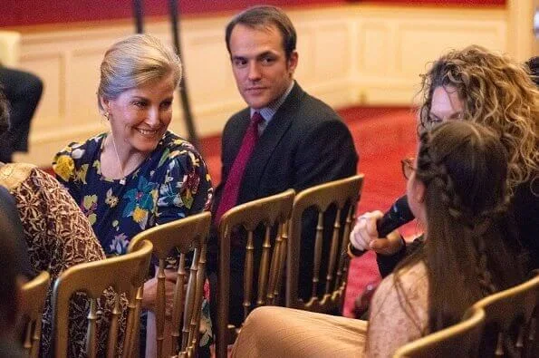 Sophie Wessex wore a floral midi dress as she hosted a Vision for Commonwealth reception at St James's Palace