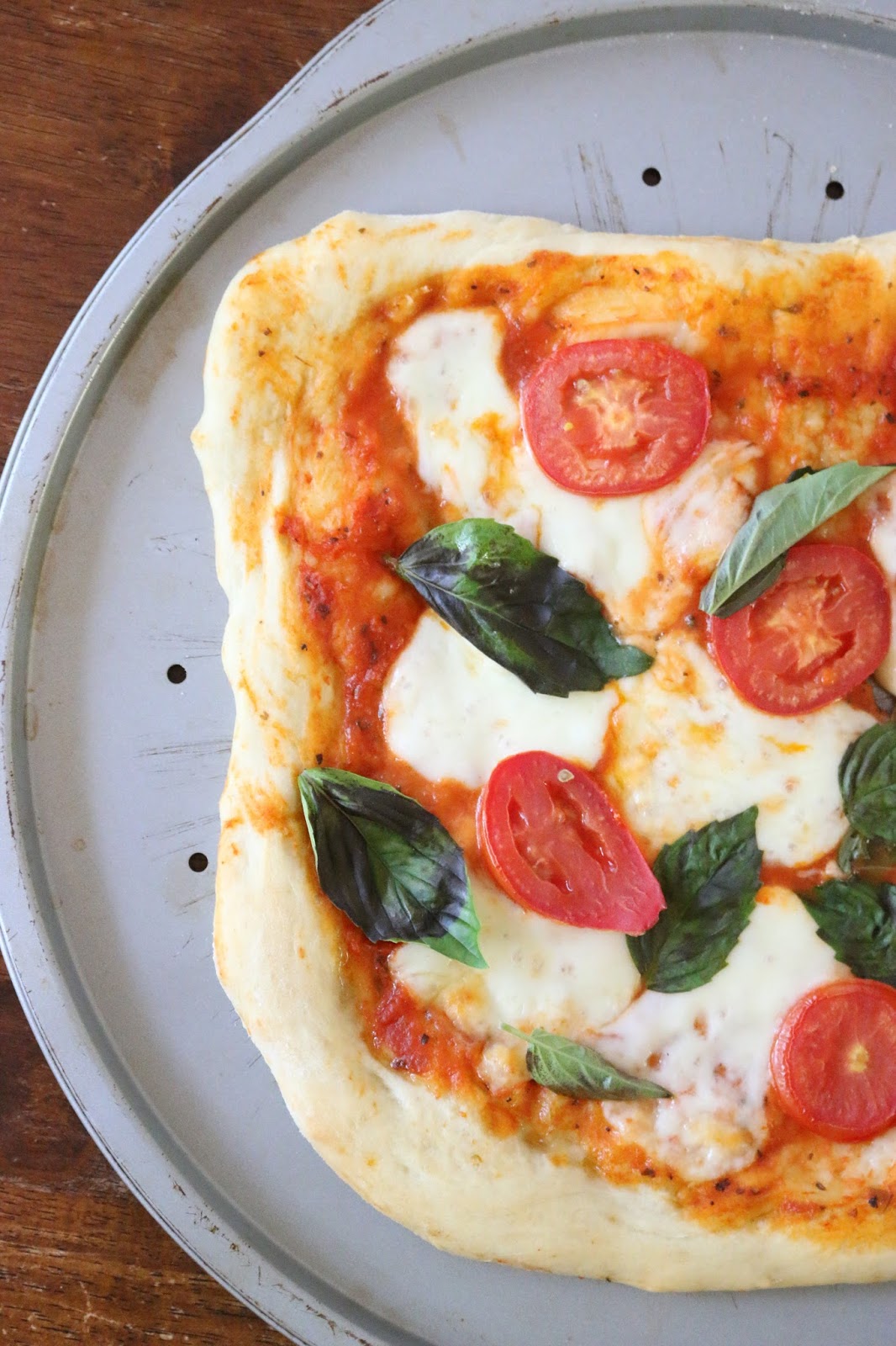 Margherita Pizza The Best Homemade Pizza Crust The Happy Flammily