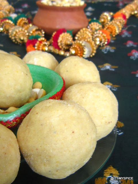 roast gram dal ladoo