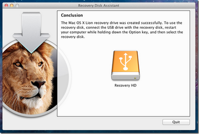 recovery disk assistant