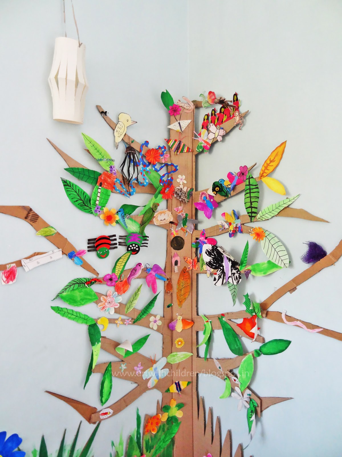 Our 'evergrowing' Recycling Tree